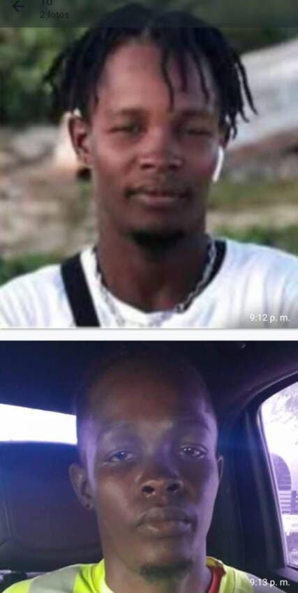 El haitiano detenido por el doble crimen en Pedernales es Appolon Pierre y/o Pierre Prolet figura en la parte de abajo de la foto sin trenzas, pero la Policía dice que es la misma persona